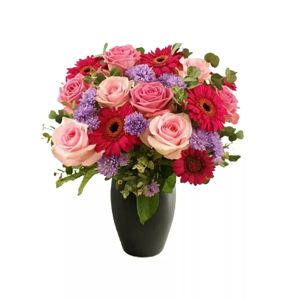 Romantic Pink Petals Arrangement