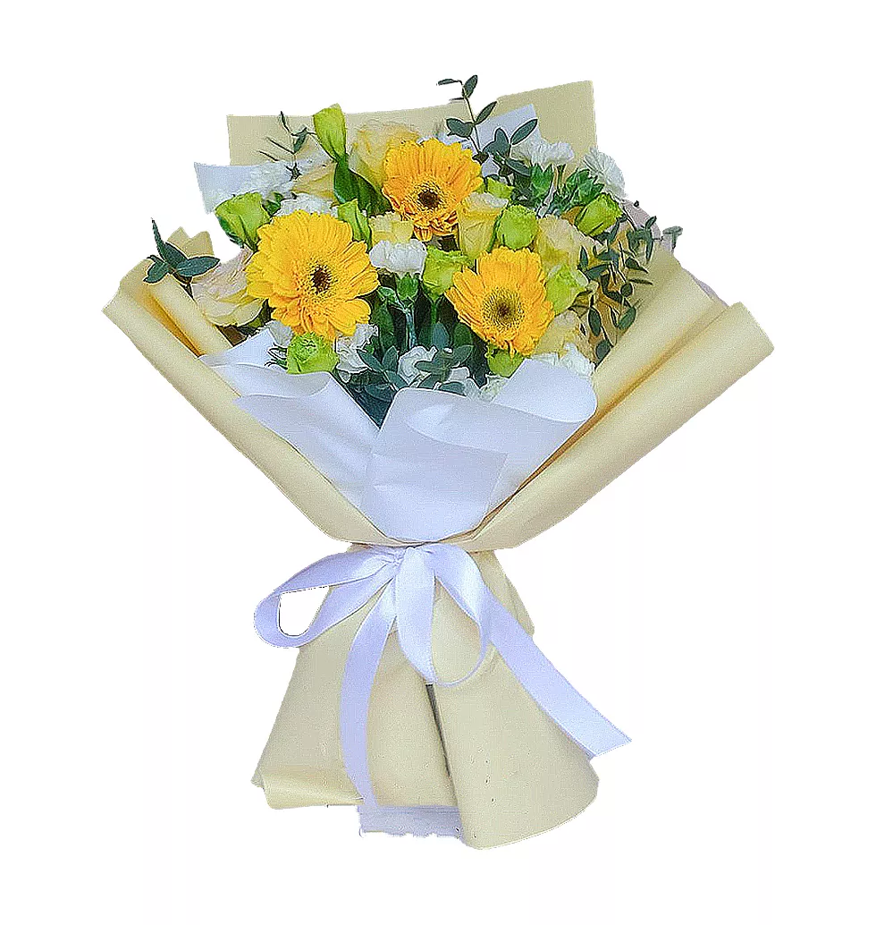 Golden Glow Flower Medley